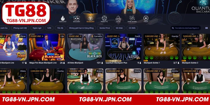 Chơi đấu bài Blackjack mang tính chiến thuật cao